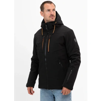 Afbeelding van Falcon Boris Softshell Winterjas Heren Black XXXXL Ski Jassen