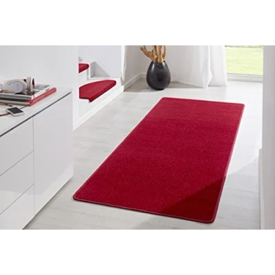 Afbeelding van Loper cy 80x300cm Rood Modern Vloerkleed 123vloerkleed.nl is de online webshop voor vloerkleden en woonaccessoires.