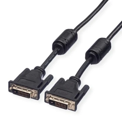 Afbeelding van ROLINE Monitorkabel DVI, M/M, (24+1) dual link, 1 m
