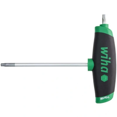 Afbeelding van Wiha 364DS040150 01 Stiftsleutel met dwarsgreep ComfortGrip TORX® zijpunt mat verchroomd T40 45452