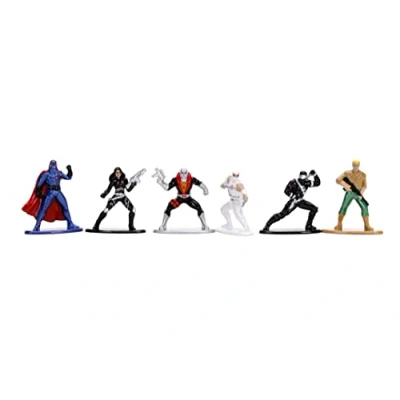 Afbeelding van Jada Toys GI Joe Nanofigs 6 delige set nano verzamelfiguren uit Die Cast, Duke, Cobra Commander, Baroness, Snake Eyes, Destro, Storm Shadow, speelgoedfiguren, stuks/set, 4 cm, vanaf 8 jaar