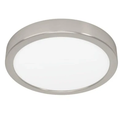 Afbeelding van EGLO LED plafondlamp Fueva 6, ronde plafonnière, opbouwlamp van metaal in zilver en wit kunststof, plafondverlichting warm koud wit, lamp plafond ⌀ 21 cm