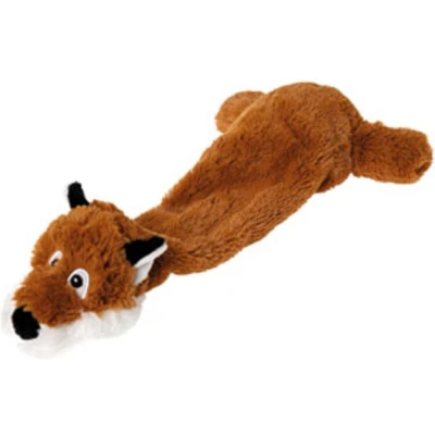 Afbeelding van Karlie Flamingo Shaky Fox Hondenspeelgoed Pluche 30cm Bruin