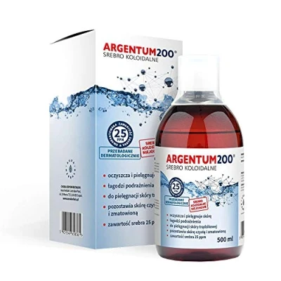 Afbeelding van Aura Herbals Argentum200 Niet ionisch Colloïdaal Zilver Gezichtstonicum Mooie Huid Zonder Imperfecties Verzacht Irritaties Reiniging Verzorging (25ppm, 500ml)