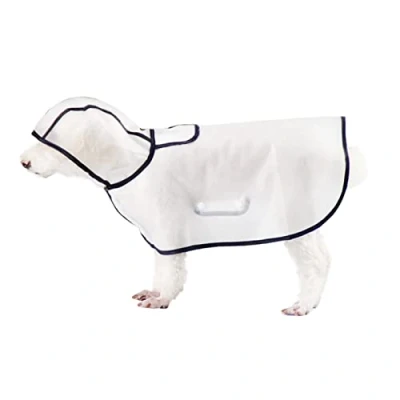 Afbeelding van Lazyspace Hondenregenjas, transparante regenjas voor huisdieren, waterdichte puppy regenjas, lichtgewicht hondenregenkleding kleding kleine middelgrote honden