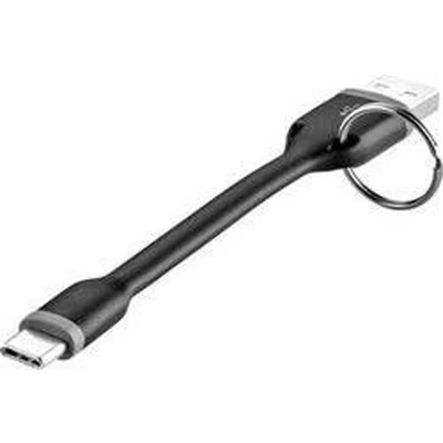 Afbeelding van Renkforce USB kabel 2.0 A stekker, C stekker 0.10 m Zwart RF 3425172