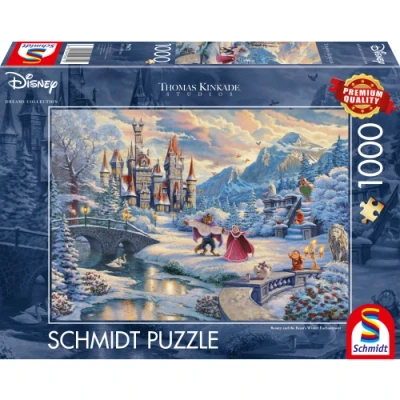 Afbeelding van Schmidt Puzzle legpuzzel Disney Belle en het Beest 1000 stukjes