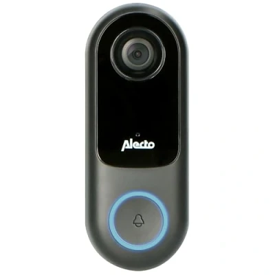 Afbeelding van Alecto Smart RING20 wifi deurbel met camera, aan domotica koppelbaar, zwart Black