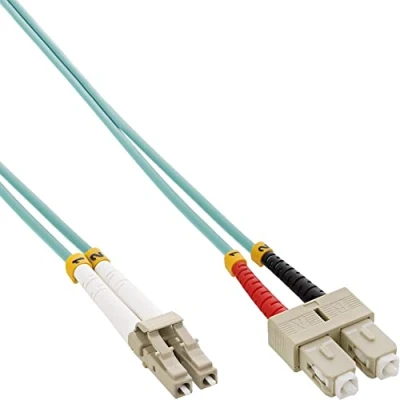 Afbeelding van InLine Glasvezel duplex kabel (CAT6, 2 m), Netwerkkabel