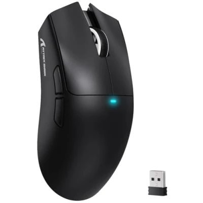 Afbeelding van ATTACK SHARK X11SE Draadloze Gamingmuis, 63 g Superlicht Met PixArt PAW3311 Sensor, 22.000 DPI, Tri Mode BT/2.4Ghz/Bedraad, 1000Hz, 300mAh Batterij, Dubbele Driver, voor PC/Xbox/PS/Mac (Zwart)