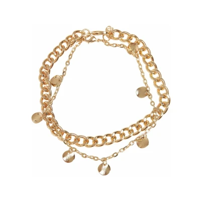Afbeelding van Urban Classics Armband, Heren, Maat: L/XL, Gold coloured