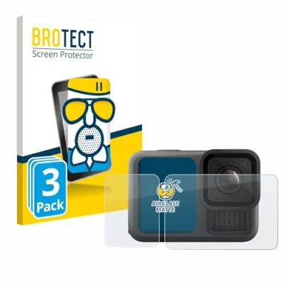 Afbeelding van BROTECT Screenprotector voor GoPro Hero 13 Black Creator Edition Folie Beschermfolie Beschermglas matte (3 Stuks)