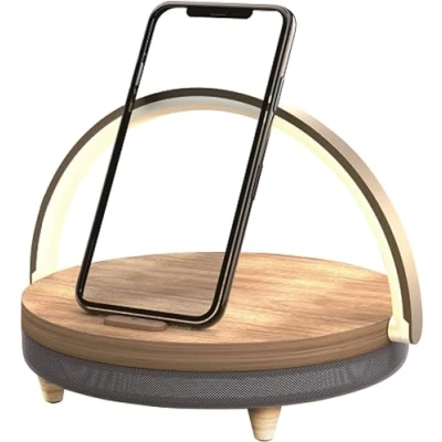 Afbeelding van Blaupunkt BLP0420 Mono draadloze Speaker Hout 5 W LED met laadmogelijkheid