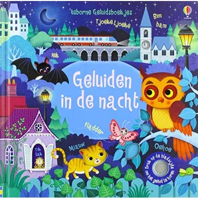 Afbeelding van Uitgeverij usborne geluidenboek geluiden in de nacht