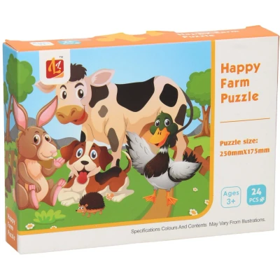 Afbeelding van Puzzel Boerderij, 24st.