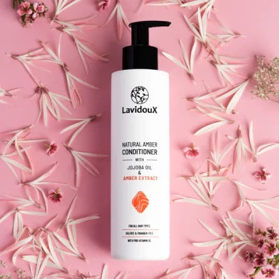 Afbeelding van Luxe Natuurlijk haarconditioner met Amberextract en Jojoba olie glans volume 250ml
