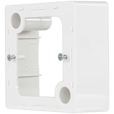 Afbeelding van REV 0236750104 Quadro opbouwbehuizing als adapter voor inbouwschakelaars en stopcontacten, wit,