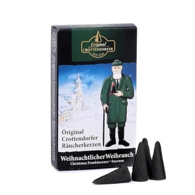 Afbeelding van Crottendorfer 1001 Originele wierookkegels, kerstwierook, 24 stuks, maat M