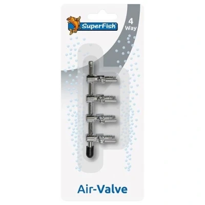 Afbeelding van Superfish RVS Air tap Valve Luchtkraan 4 weg