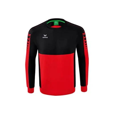 Afbeelding van Erima Six Wings sweatshirt rood/zwart