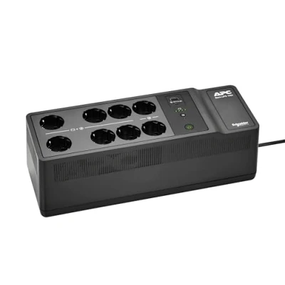 Afbeelding van UPS APC voor thuis, back up accu 1050 VA met AVR, 8 x UNEL stopcontacten, (2) USB oplaadpoorten, USV, UV, BE1050G2 IT