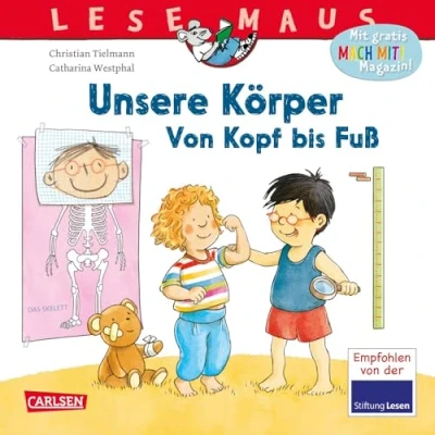Afbeelding van LESEMAUS 167: Unsere Körper Von Kopf bis Fuß: Alles Wichtige über den Erstes Sachwissen ab 3 Jahren rund um Kindgerechte Erklärungen der wichtigsten Körperteile und Organe