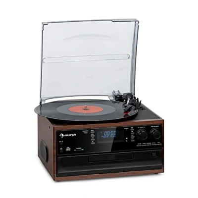 Afbeelding van Oakland DAB Retro Stereo DAB+/FM BT Functie Vinyl CD Cassette