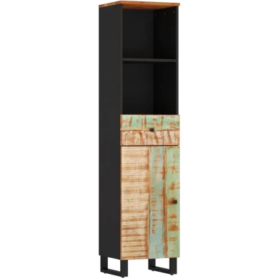 Afbeelding van vidaXL Badkamerkast 38x33x160 cm massief recycled hout