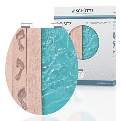 Afbeelding van Toiletbril met soft close POOLSIDE MDF hoogglans