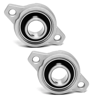 Afbeelding van KFL000 2 stuks flenslagers, lagerbok, 10 mm binnendiameter behuizingslagers, kogellagers, behuizing, ruitvormige golflagers voor as machine 3D printer