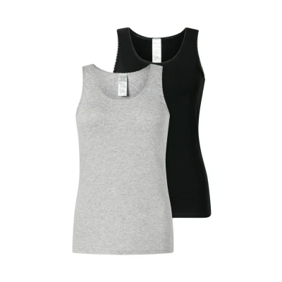 Afbeelding van Schiesser 2PACK Hemd, Dames, Maat: 40, Sortiert