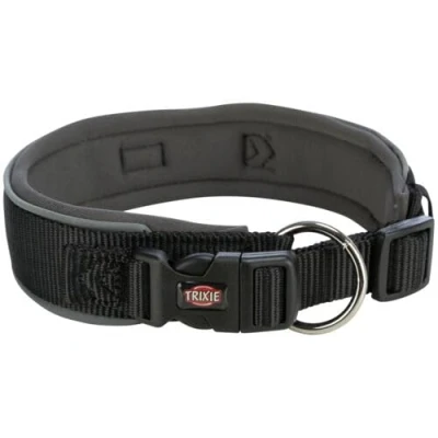 Afbeelding van Trixie Hondenhalsband Zwart Grafiet L/Xl 53 62 Cm