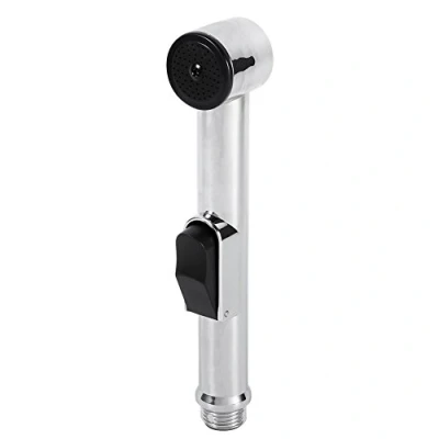 Afbeelding van Toilet Bidet Douche Spray Verchroomd ABS Kleine Nozzle Draagbare Handheld Thuis Badkamer Wasmachine Shattaf Adapter