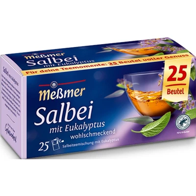 Afbeelding van Messmer Salbei Mischung Mit Eukalyp 25x 1.75gr (12 Stuks)