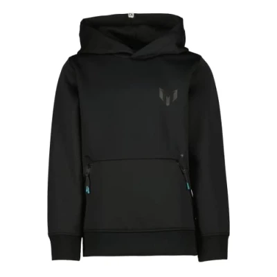 Afbeelding van Vingino x Messi sweater Nasim met logo grijs melange/zwart