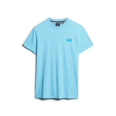 Afbeelding van Superdry Vintage LOGO Tshirt basic, Heren, Maat: XXL, Turquoise sea grit