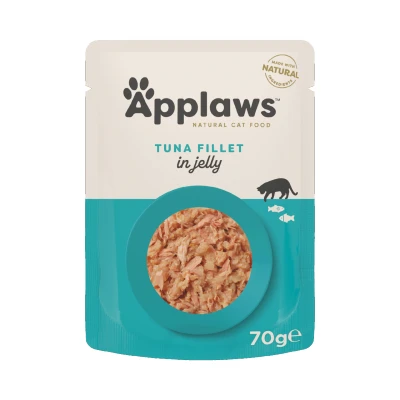 Afbeelding van Applaws Quick Serve Jelly hele Tonijn 70 gr. per 16 stuks