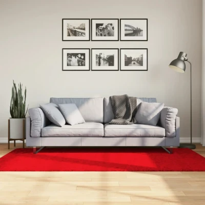 Afbeelding van Vloerkleed OVIEDO laagpolig 100x200 cm rood