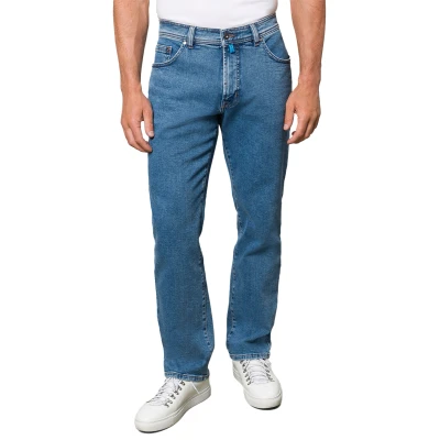 Afbeelding van Pierre Cardin Straight leg jeans, Heren, Maat: 32x34, Dark blue used