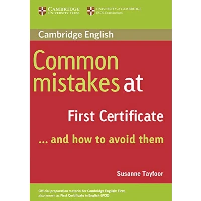 Afbeelding van Mistake First Certificate How Avoid Them