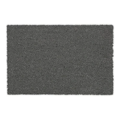 Afbeelding van Relaxdays Deurmat grijs voetmat kokosvezels antislip binnen &amp; buiten kokosmat