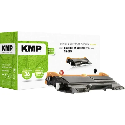 Afbeelding van KMP Toner vervangt Brother TN 2010, 2210, 2220, TN2010, TN2210, TN2220 Compatibel Zwart 2600 bladzijden B T47 1257,3000