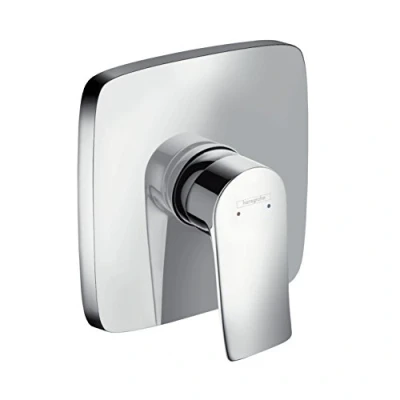 Afbeelding van Hansgrohe metris douchemengkraan afbouwdeel inbouw eengreeps voor 1x funtie keramisch kardoes chroom 31456000