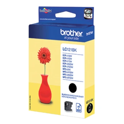 Afbeelding van Brother LC 121BK Inktcartridge Zwart