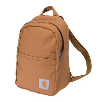 Afbeelding van Carhartt Klassieke Mini, duurzame, waterbestendige rugzak met verstelbare schouderbanden, Bruin, One Size