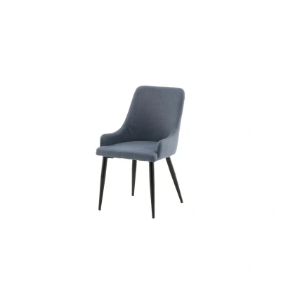 Afbeelding van Svea Kurla eetkamerstoel blauw Stof