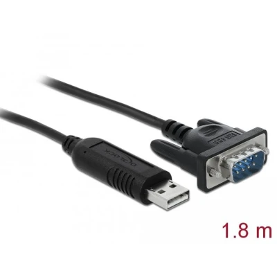 Afbeelding van Delock Adapter USB 2.0 Type A naar 1 x seriële RS 485 DB9 met 15 kV E