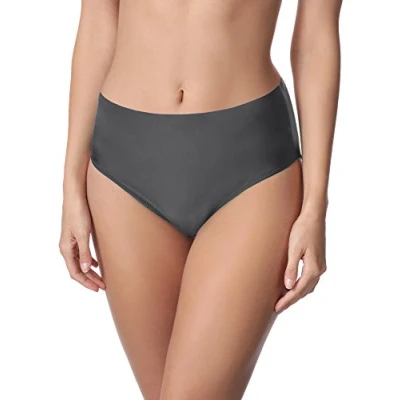 Afbeelding van Bellivalini MS VO M72W Dames Zwembroek Zwemshorts Bikinibroekje Elastische tailleband Polyamide &amp; Elastaan Grafiet (9154) 44