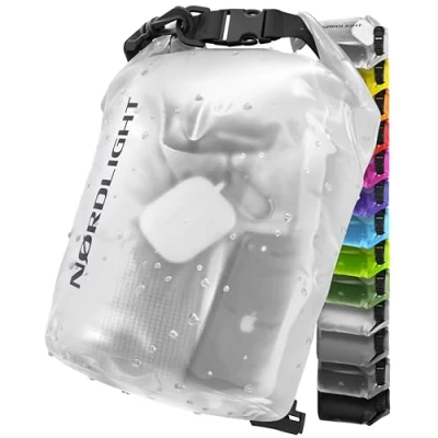 Afbeelding van Nordlight Dry Bag En Waterdichte Tas (2L, Transparant) Pakzak Met Rolsluiting Schouderriem Zwemmen, Strand, Kanoën, Stand Up Paddling, Duiken