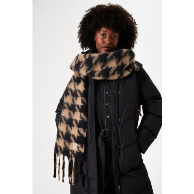 Afbeelding van GARCIA Dames Sjaal Zwart Maat ONESIZE